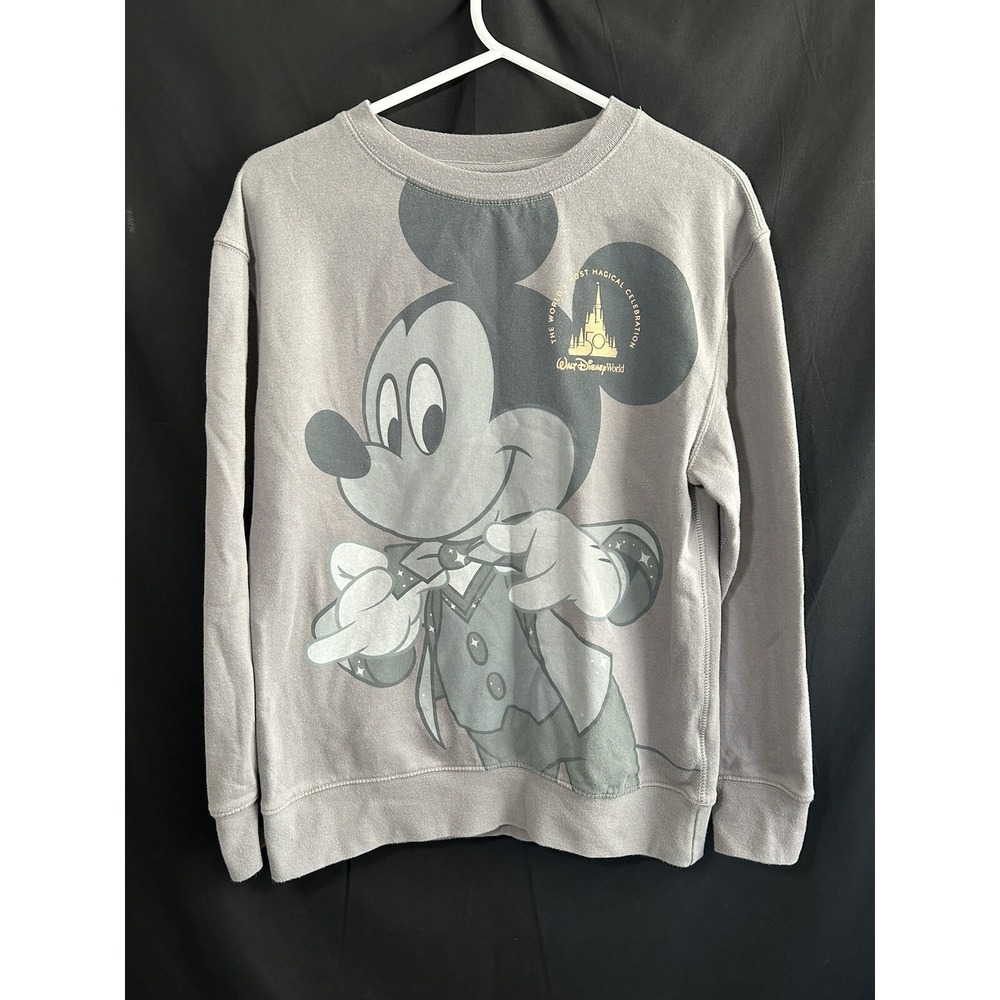 Mickey Mouse Walt‎ Disney World 50th Sweatshirt Womens XS